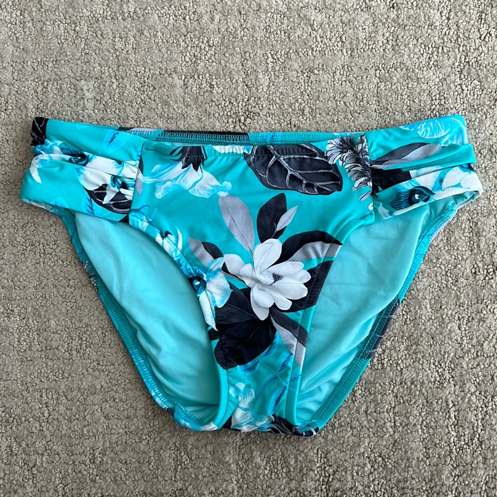 Seafolly Women's Ruched Side Retro Bikini Bottom Swimsuit, Size 8